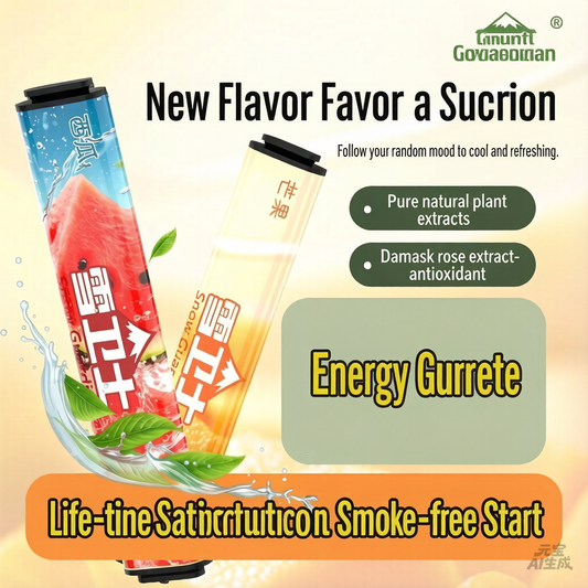 Authentic herbal fruit-flavored smoking cessation sticks relieve cravings, eliminate smoke, freshen breath, and are a popular alternative to smoking cessation aids.