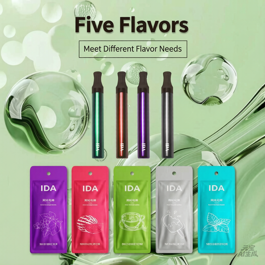 New upgraded fruit-flavored sucker, five flavors to choose from, mint, refreshing and stylish, a perfect alternative, suitable for any location. (L3)