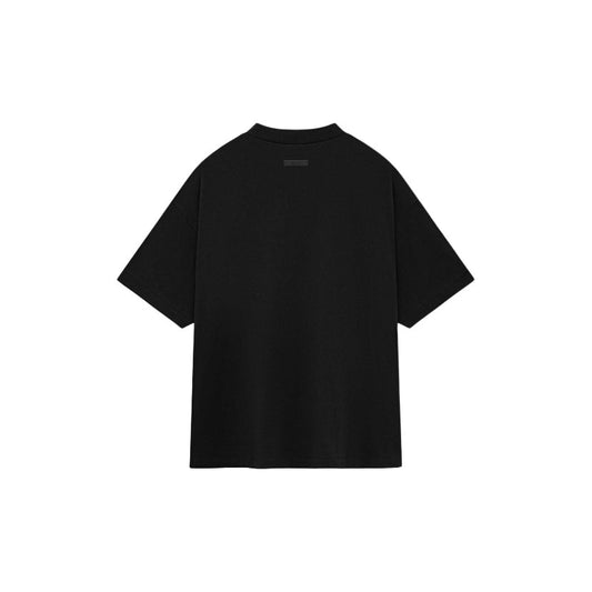 Essentials FW24 Black Jersey Crewneck Tee