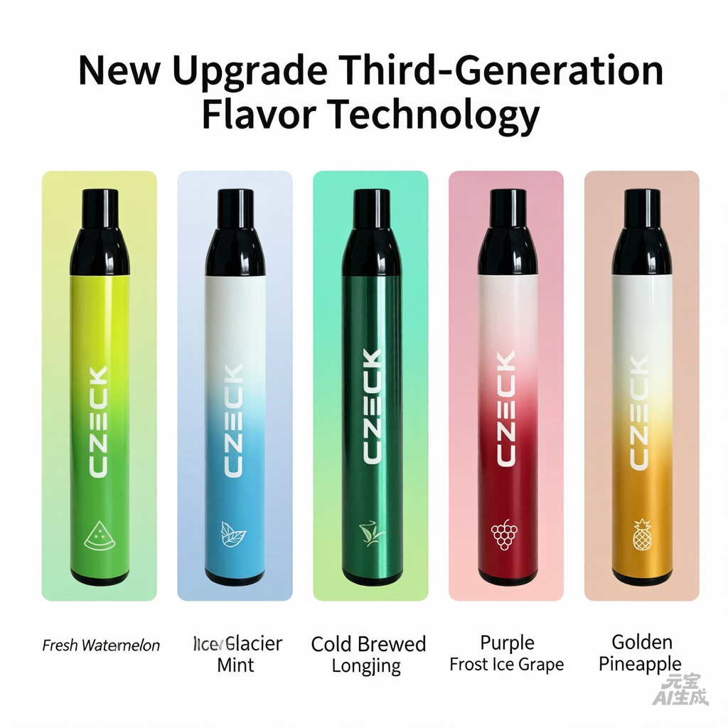 New third-generation Geek Fruit Flavored Squeeze Stick: Cooling sensation, mint essential oil, fresh breath, herbal, smokeless.