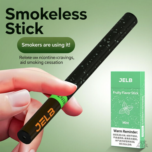 Fruit-flavored sucker, portable sucker with herbal granule mouthpiece, mint-flavored cigarette substitute, cool and refreshing alternative!