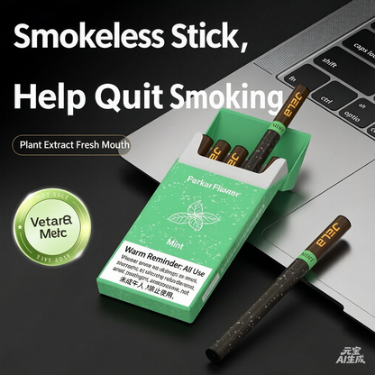 Fruit-flavored sucker, cool and refreshing strawberry flavor, mouthpiece replacement stick, smokeless stick, portable mint stick.