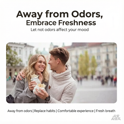 New third-generation Geek Fruit Flavored Squeeze Stick: Cooling sensation, mint essential oil, fresh breath, herbal, smokeless.