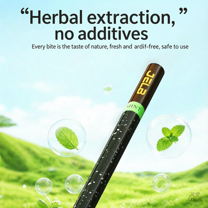 Fruit-flavored sucker, cool and refreshing strawberry flavor, mouthpiece replacement stick, smokeless stick, portable mint stick.