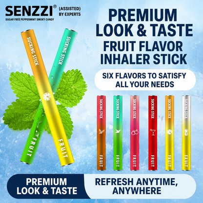 Saint-Zoge Authentic Herbal Smoking Cessation Device, New Fruit-Flavored Smoking Cessation Stick, Refreshing and Cooling Mint Alternative, Portable and Smokeless
