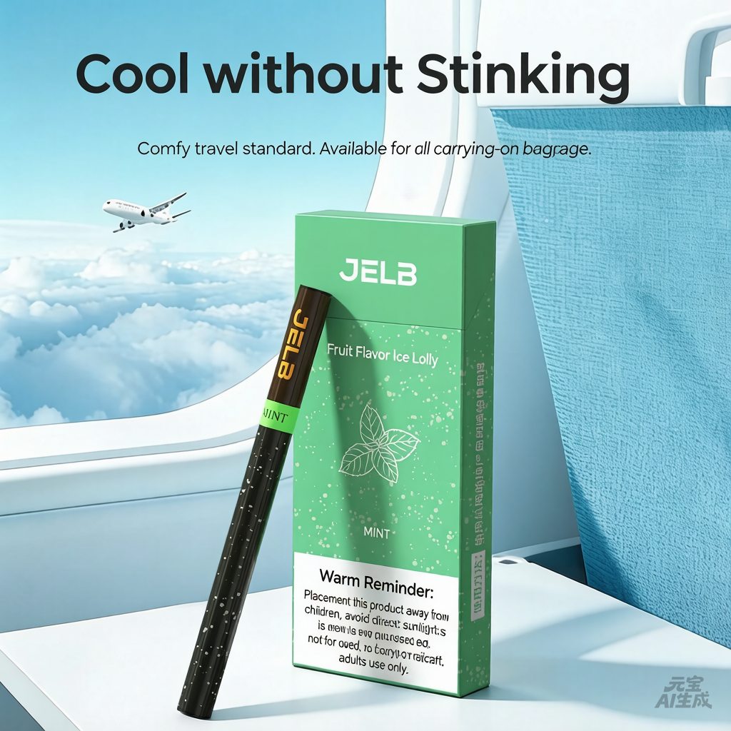 Fruit-flavored sucker, cool and refreshing strawberry flavor, mouthpiece replacement stick, smokeless stick, portable mint stick.