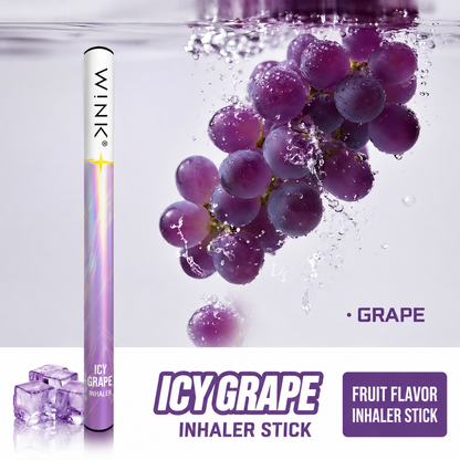 WINK Herbal Alternative Stick, Fruit Flavored, Cooling Suckling Stick, Refreshing, Smokeless, Mouth Soothing, Grape & Watermelon