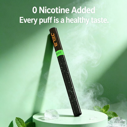 Cool and refreshing strawberry flavored smoker, herbal granule-assisted portable mint substitute.