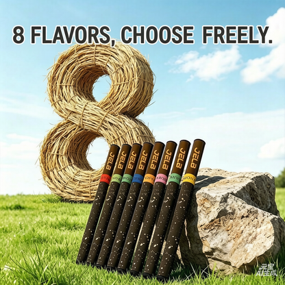 Cool and refreshing strawberry flavored smoker, herbal granule-assisted portable mint substitute.