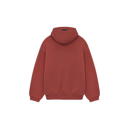 Essentials FW24 Crimson Fleece Hoodie