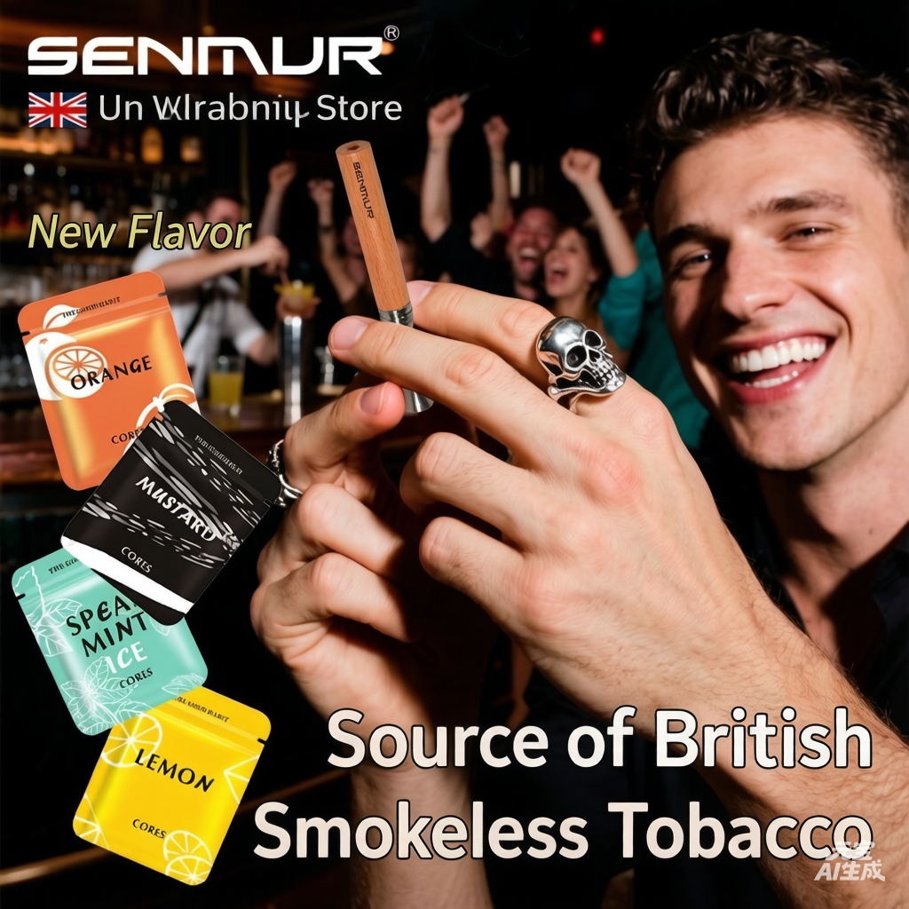 SENMUR, a British imported smoking cessation stick, is a smoke-free, fruit-flavored, unisex product.