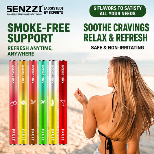 Saint-Zoge Authentic Herbal Smoking Cessation Device, New Fruit-Flavored Smoking Cessation Stick, Refreshing and Cooling Mint Alternative, Portable and Smokeless