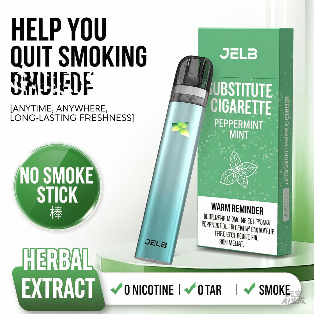 Smokeless Fruit Flavored Suckling Stick, Mint Cooling Stick, Herbal Particle Mouth Replacement, Watermelon Flavor, Portable and Refreshing Alternative, Smokeless Stick
