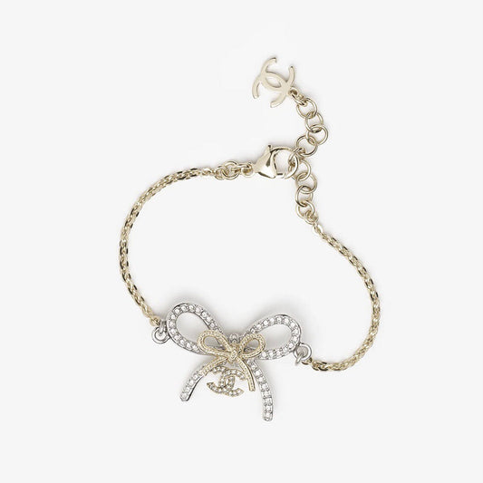 Chanel Double Knot Necklace Bracelet Earrings