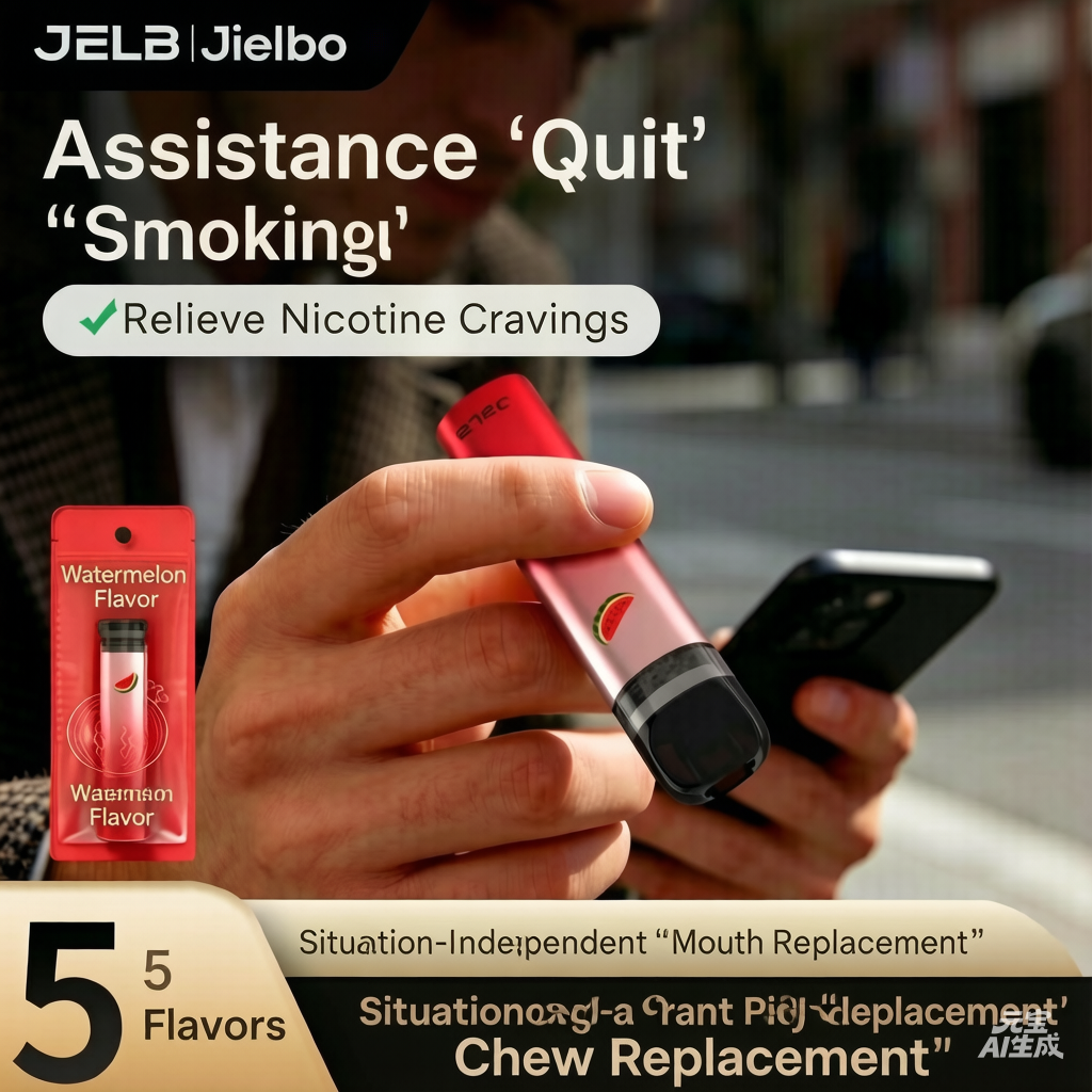 Smokeless Fruit Flavored Suckling Stick, Mint Cooling Stick, Herbal Particle Mouth Replacement, Watermelon Flavor, Portable and Refreshing Alternative, Smokeless Stick