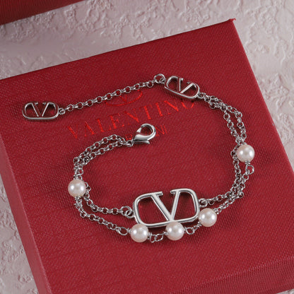 Valentino Pearl Bracelet
