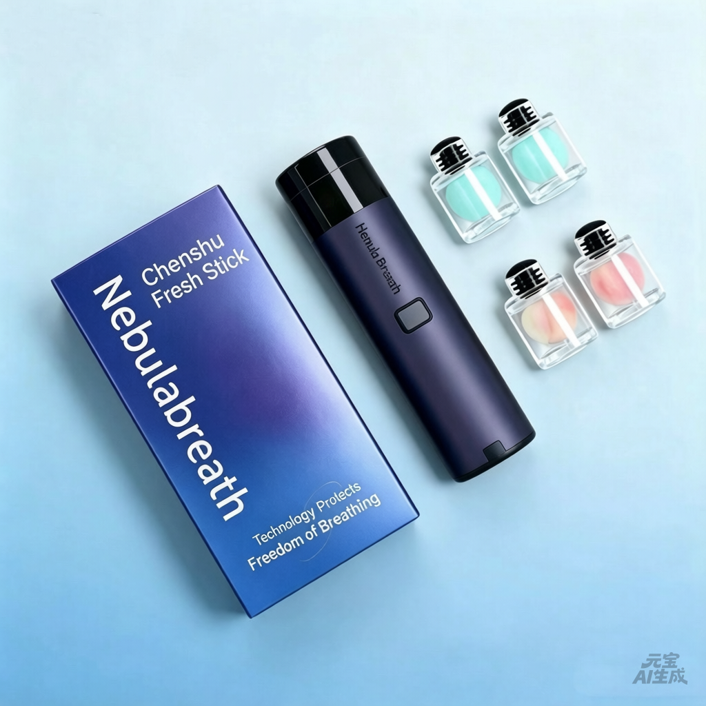 [Celebrity TikTok Pick] Chenshu Smart Electronic Oral Spray - Perfect Gift for Boyfriends/Girls, Fresh Breath Set