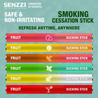 Saint-Zoge Authentic Herbal Smoking Cessation Device, New Fruit-Flavored Smoking Cessation Stick, Refreshing and Cooling Mint Alternative, Portable and Smokeless