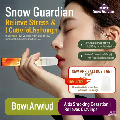 Authentic herbal fruit-flavored smoking cessation sticks relieve cravings, eliminate smoke, freshen breath, and are a popular alternative to smoking cessation aids.