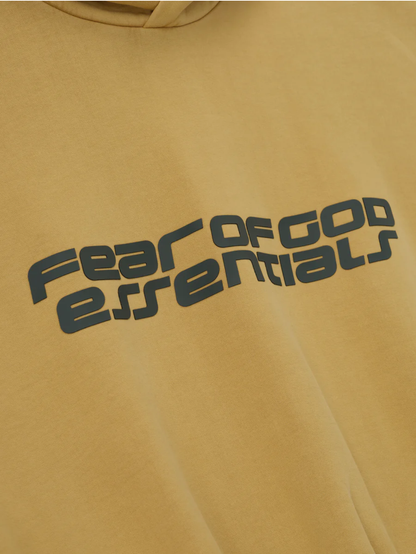 ESSENTIALS Cropped Relaxed Hoodie